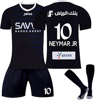 AL NASSR FC Football Kits for Kids 22/23 No7 Football Jersey Kit for Kids and Aldult Home Away Football Kit Jersey Football Set Kit for Kids Shirt Shorts Sock Football Tracksuit for Mens and Boys