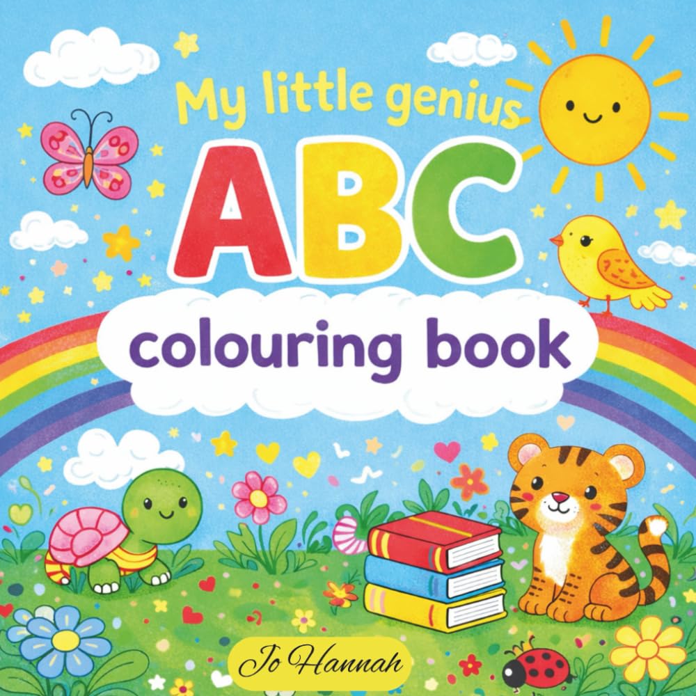 My little genius abc colouring book