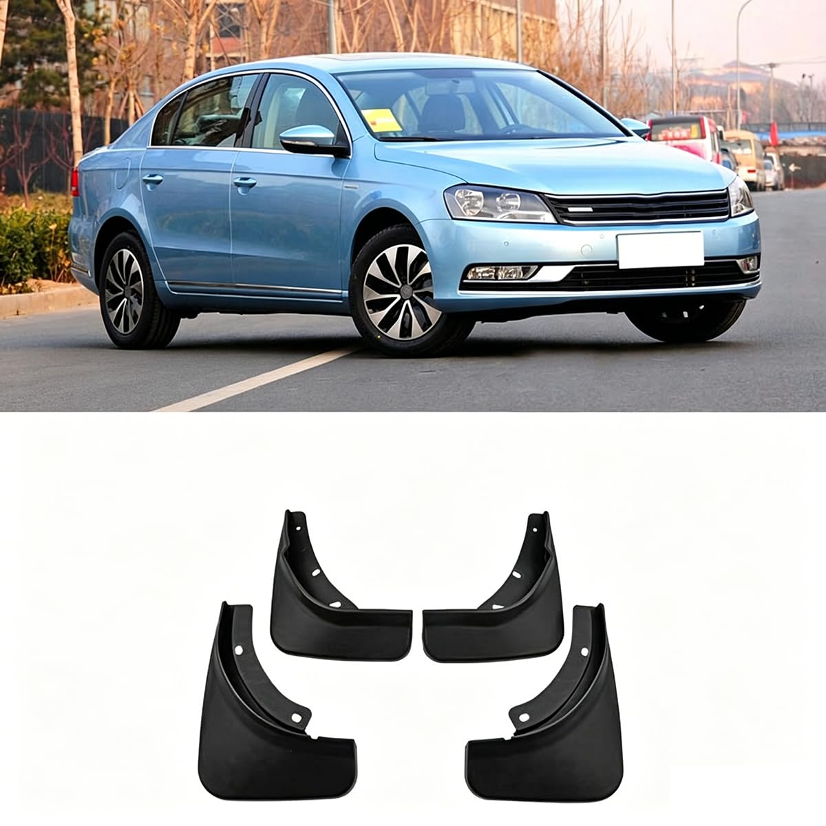 Car mud flaps,Compatible with VW Magotan 2011-2016,Car exterior accessories