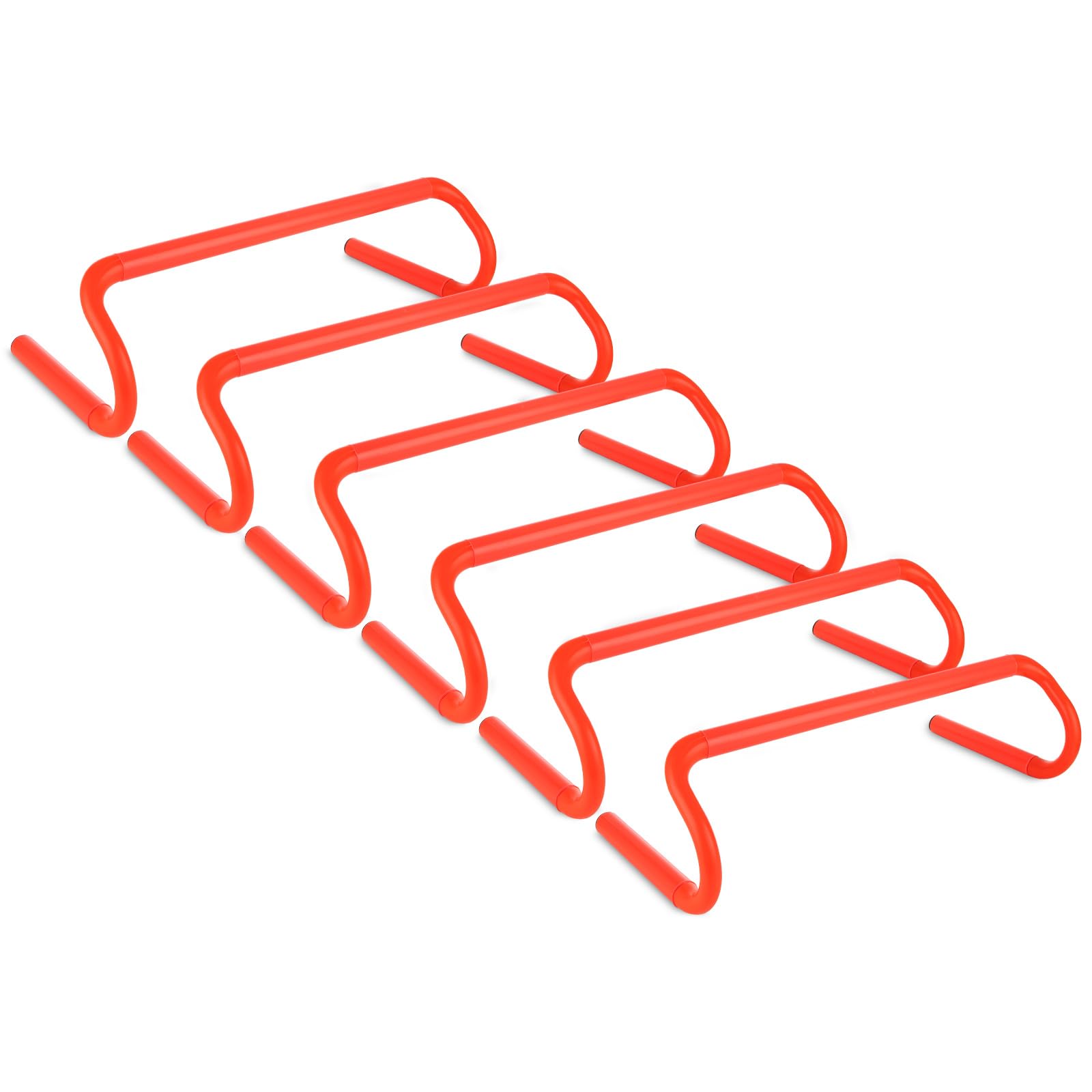 aselected 6 pack hurdles training equipment 6 inch agility hurdles for agility training mini speed hurdles wickets track and field speed training equipment for soccer basketball hurdle training