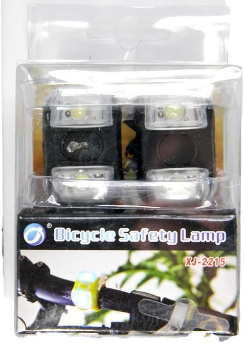 max7777769 Strobe Flash LED (wiring not needed/ Battery-powered) White Light Signal for Motorcycles/Bicycles, Set of Two