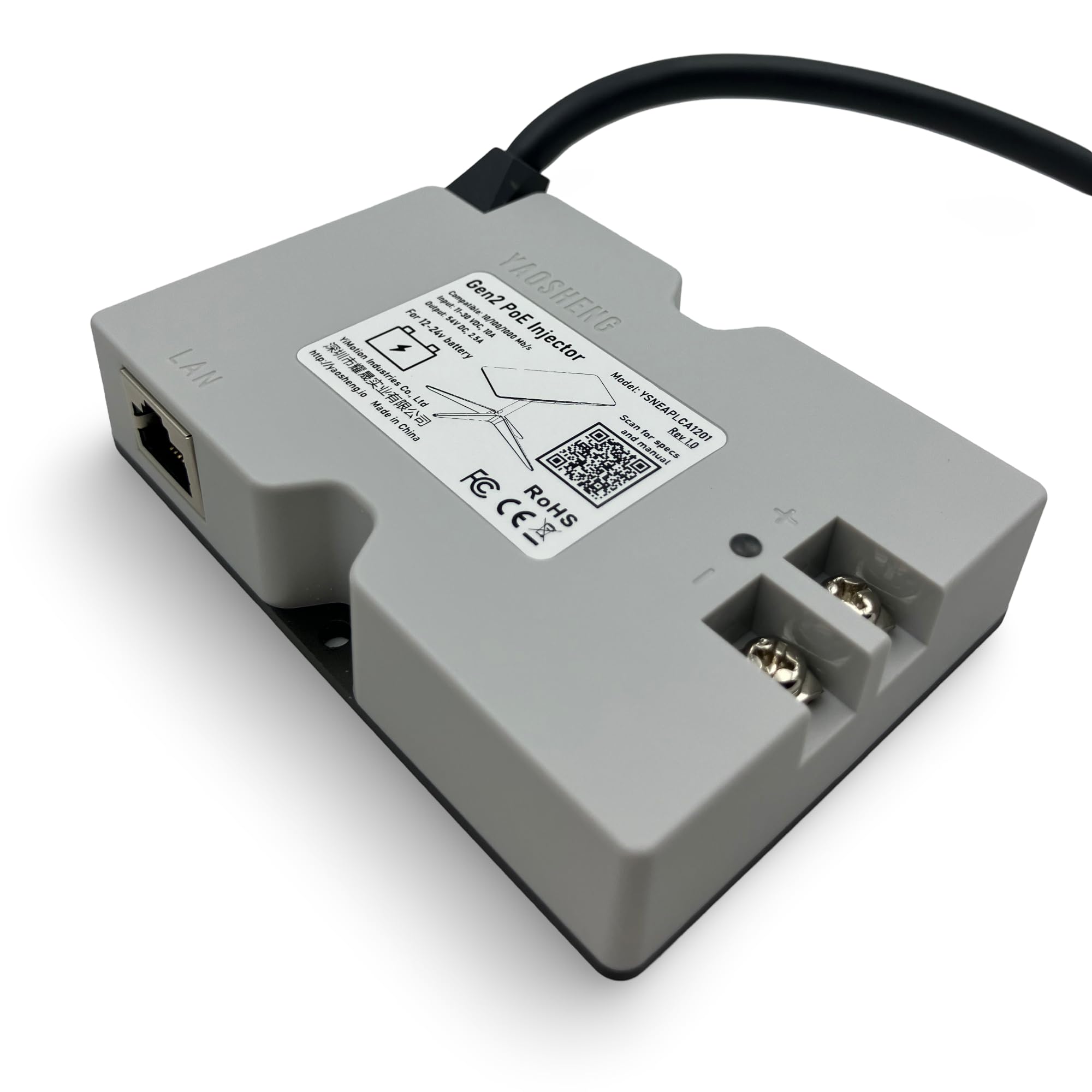 YAOSHENG PoE Injector for Starlink Gen2