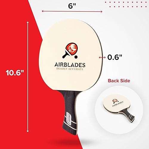 Miniatura 3 de Pala de ping pong profesional con estuche de transporte duro  Raqueta de tenis de mesa profesional  Pala de tenis de mesa con mango ergonómico  5
