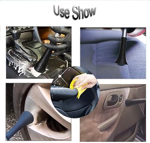 Miniatura 7 de Kit de detallado interior del coche, Pistola de aire soplado herramienta, Pistola de limpieza de coche de alta presión Kit de limpieza interior del