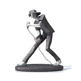 HAUCOZE Musicien Figurine Statue Musicale Décoration Modern Sculpture 22cm - Les Beatles, Paul McCartney, John Lennon, RIngo Starr, George Harrison