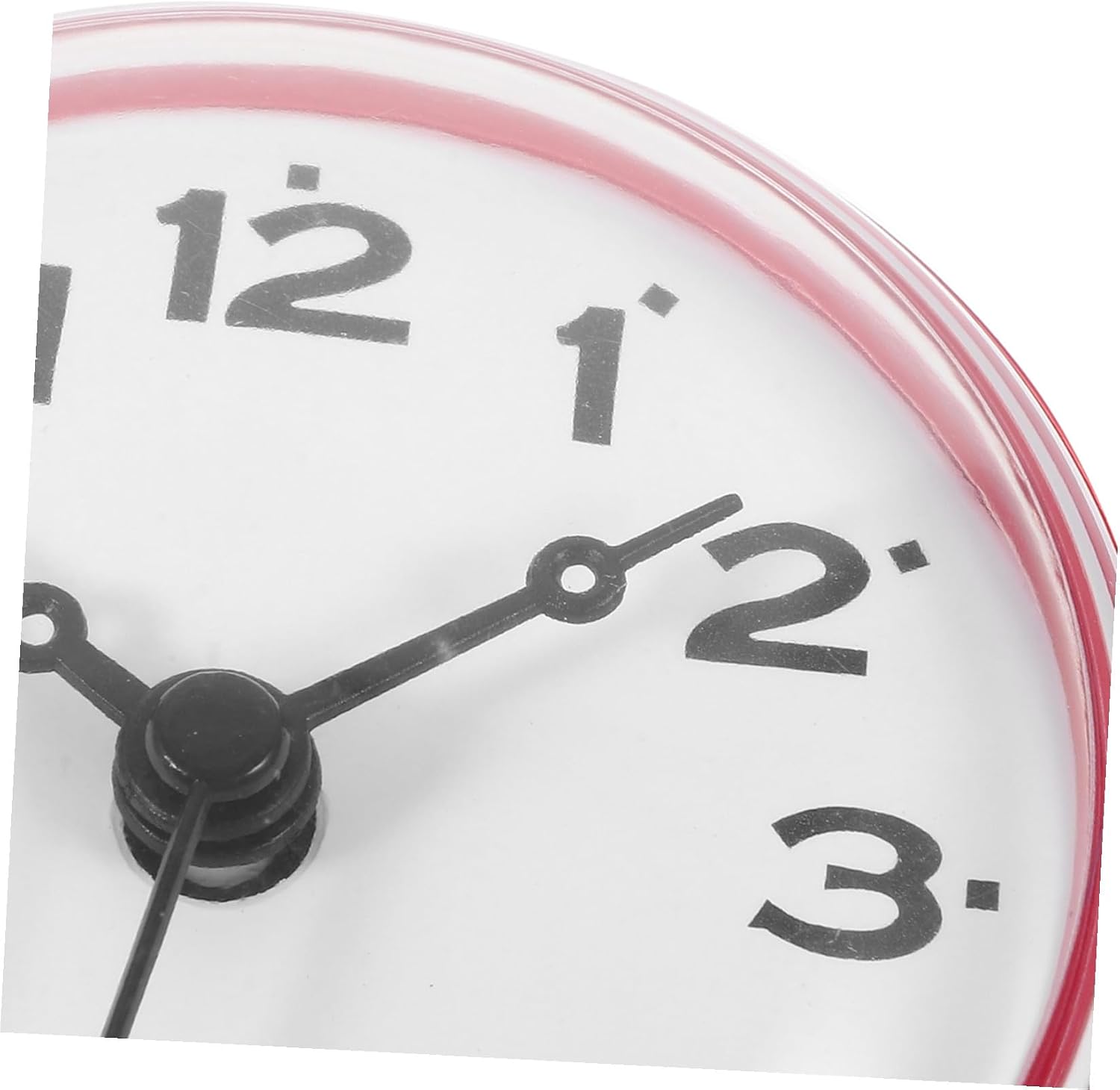 Waterproof Shower Wall Clock with Suction Cup for Bathroom Use