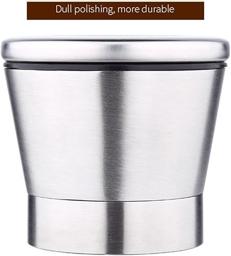 Miniatura 2 de BlueSnail Apretones manuales de acero inoxidable para molinillo de sal y pimienta (7.5 pulgadas, plateado)