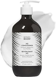 BONDIBOOST HG Anti-Thinning Hair Conditioner [16.90 fl oz] - Hydrating Hair Conditioner with Aloe Vera, Rosemary & Saw Palmetto, Promotes Thicker + Stronger-Looking Hair for Men & Women, Sulfate-Free