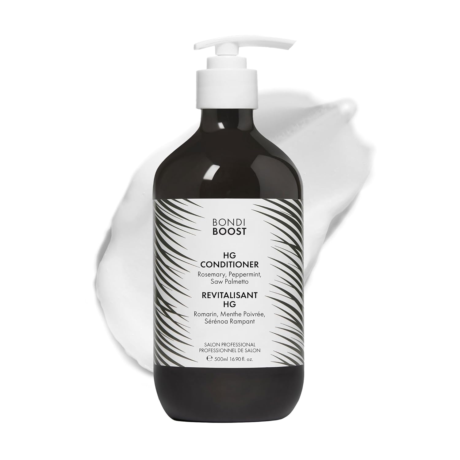 BONDIBOOST HG Anti-Thinning Hair Conditioner [16.90 fl oz] - Hydrating Hair Conditioner with Aloe Vera, Rosemary & Saw Palmetto, Promotes Thicker + Stronger-Looking Hair for Men & Women, Sulfate-Free