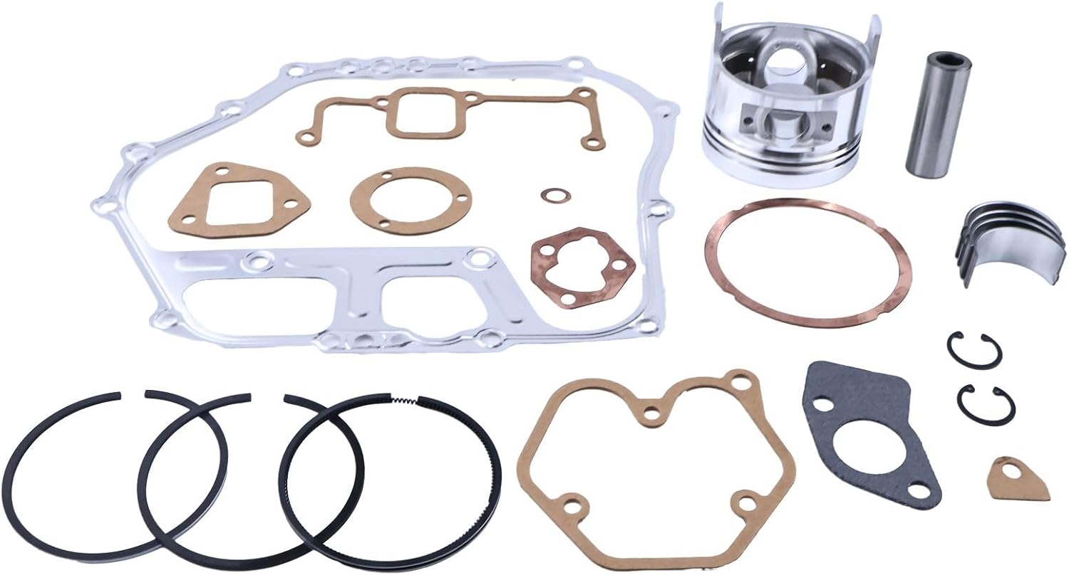 Piston & Gaskets & Bearing compatible with Yanmar Engine & Generator L100 186FA 10HP