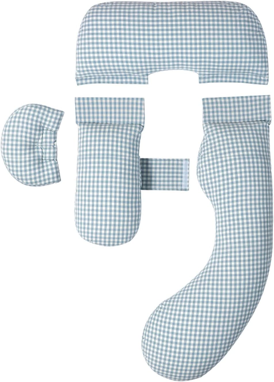 Pregnancy Pillow Pregnancy Pillow for Pregnant Women, U-Shaped Maternity Pillow with Back Support and Abdominal Support, with Zipper Removable Cover