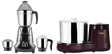 Butterfly Hippo 750W Wet Grinder and Mixer Grinder with 3 Jars
