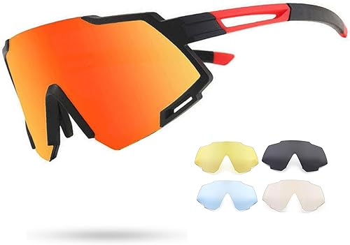 Youth Viper Polarized Sunglasses for Kid Boys Girls Age 10-15  4 Interchangeable Lenses  UV400 Glasses for Cycling Baseball
