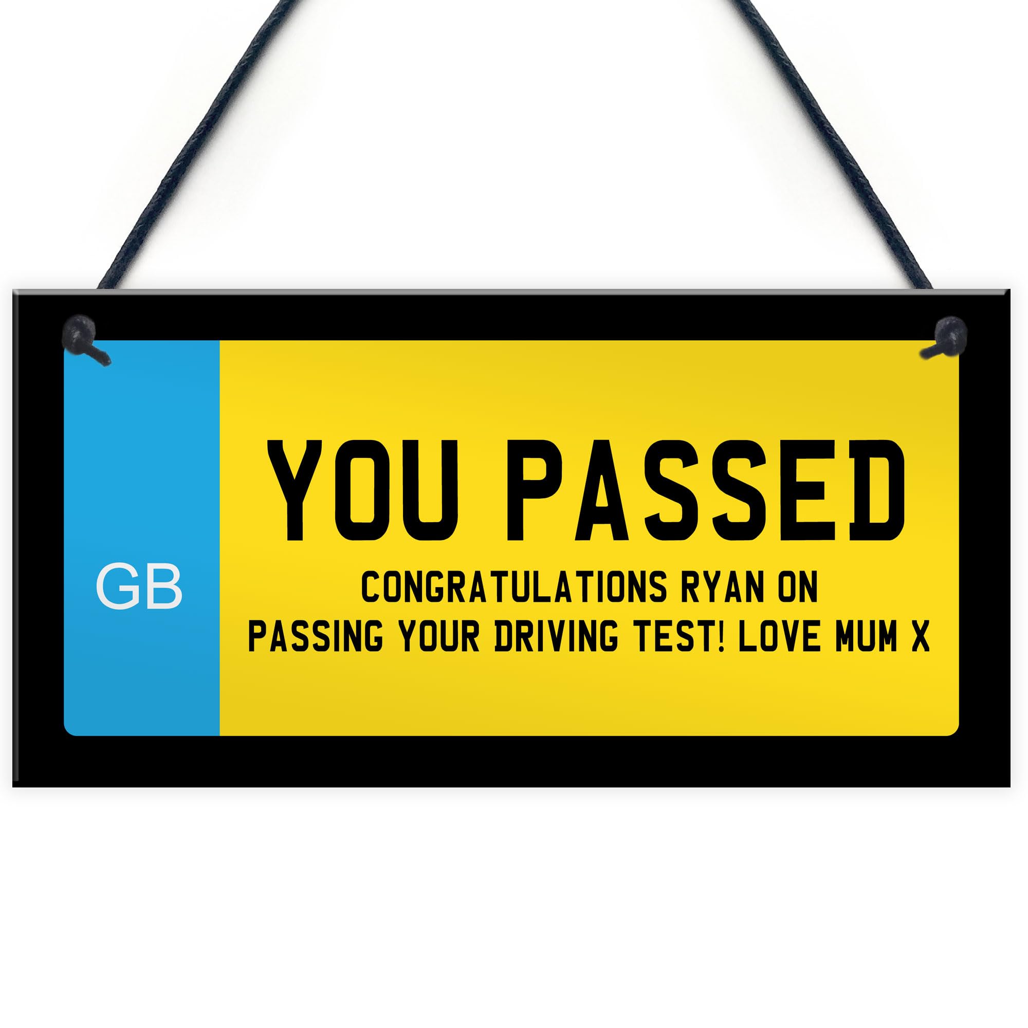 Red Ocean YOU PASSED Congratulations Gift For Passing Driving Test Personalised Daughter Son Gift Friendship Gift New Driver Gift
