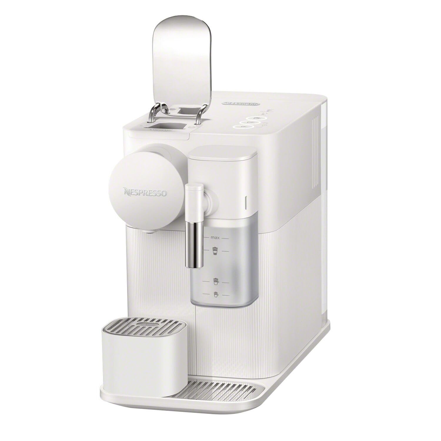 Nespresso Lattissima One Original Espresso Machine with Milk Frother by DeLonghi Silky White