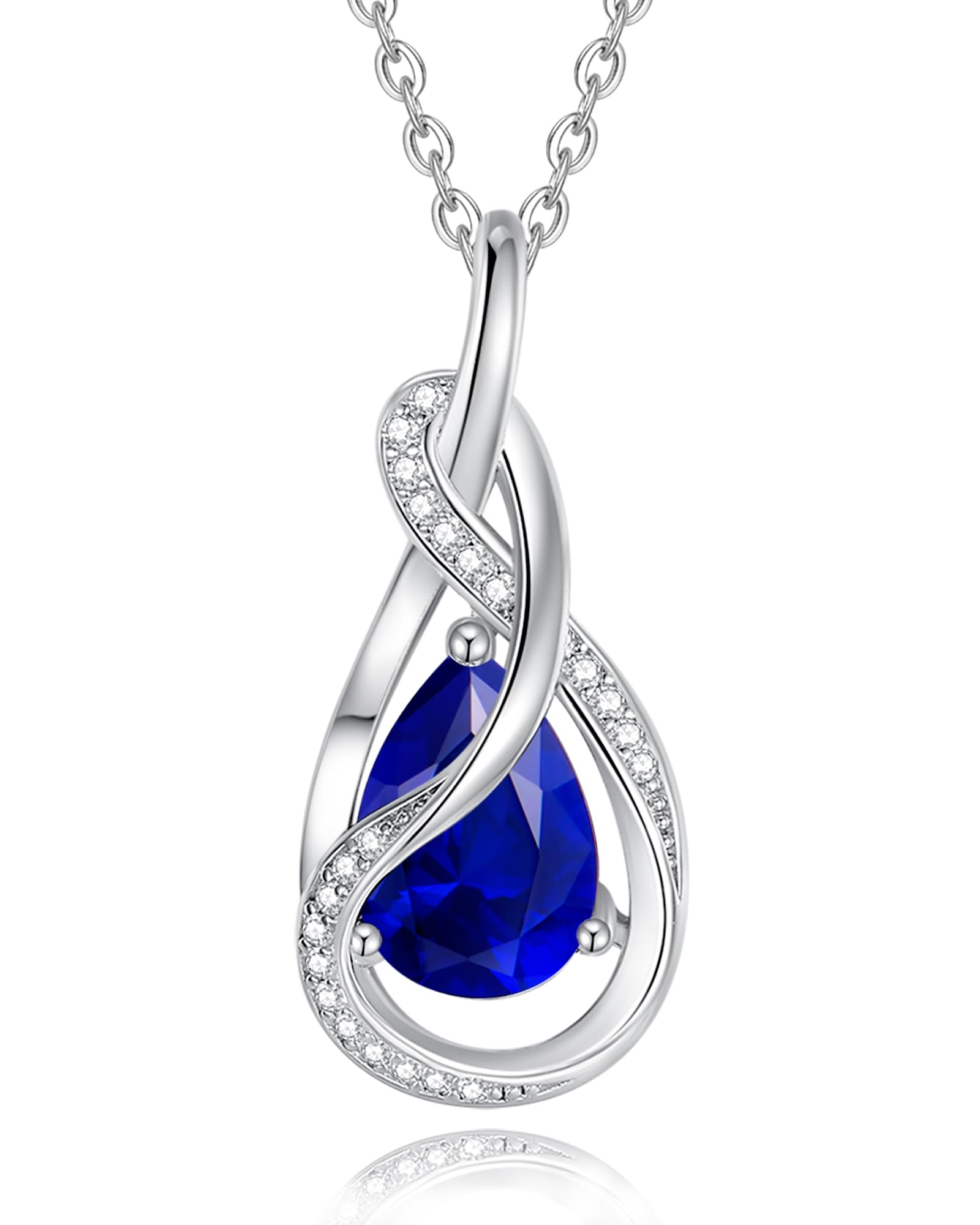 FANCIME Mondstein Halskette Damen Juni Geburtsstein Kette St