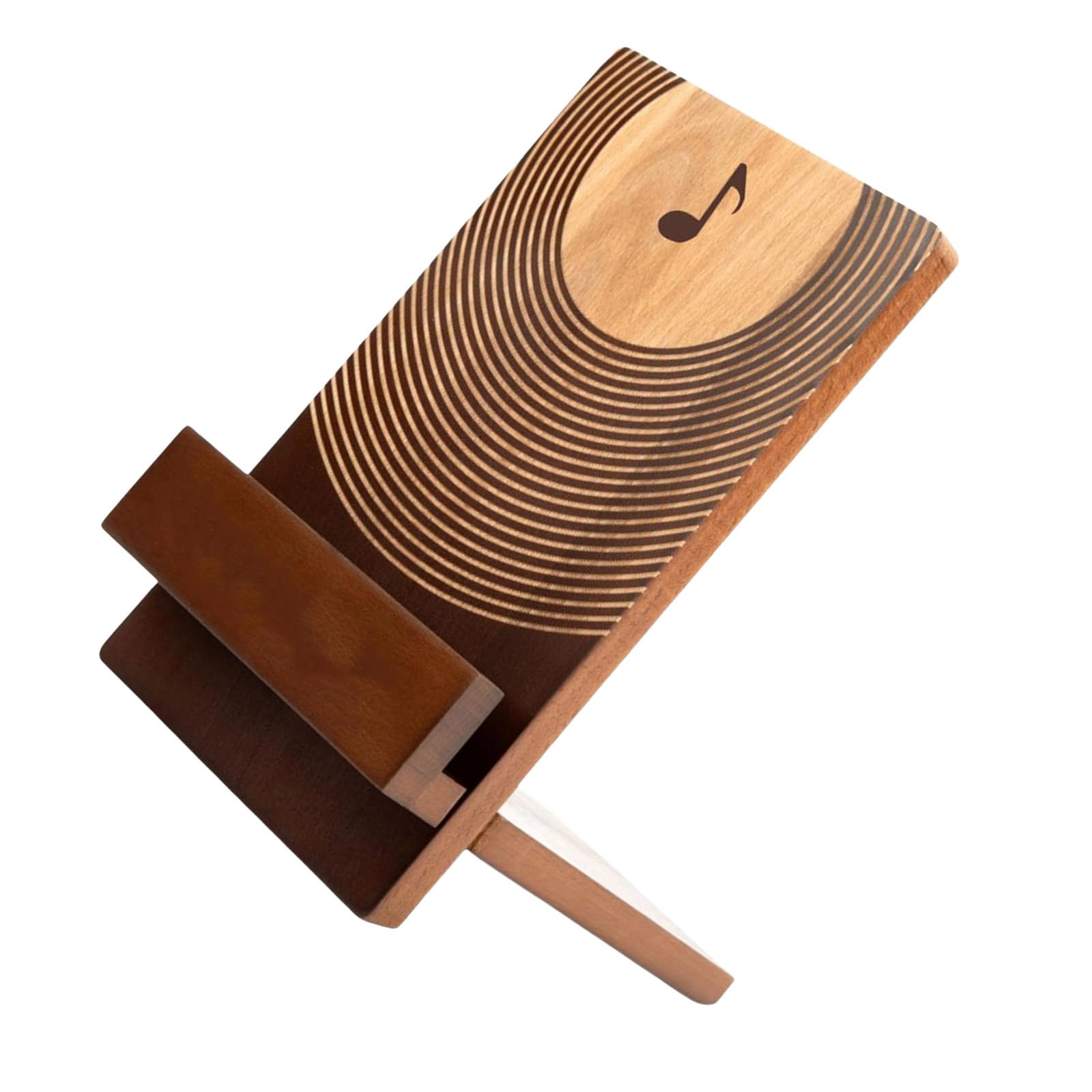 Yhplxyuus Stylish Record Collection Display Storage Stand Sturdy Wood Base Portable Desktop Organizers for Album Organization Record Storage Rack
