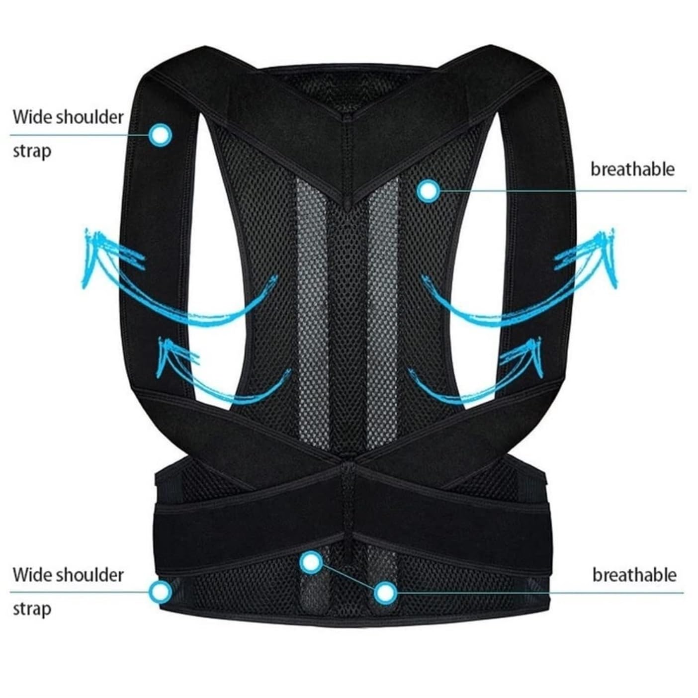 Faja Lumbar Soporte De Espalda Completo Faja Correctora De Postura Cinturón Enderezador De Hombros Corrección De Escoliosis Y Joroba Cinturón Apoyo Lumbar(XL)