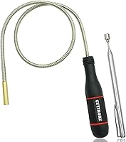 Vista 1 de GUTIMORE - Herramienta de recogida magnética flexible, 25 pulgadas de largo, imán doblado de serpiente, pastilla magnética flexible de 2 libras