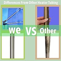 Vista 8 de Calentador de agua sumergible de inmersión de 1800 W para bañera de hidromasaje y piscina, calentador eléctrico portátil con temporizador WiFi