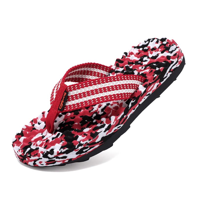 Chanclas para hombres de talla grande con suela de masaje relajante URYYRIT