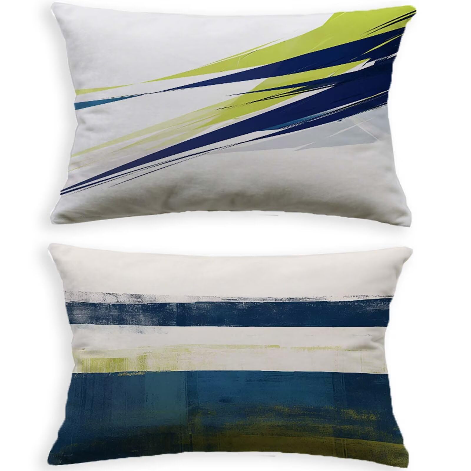 Coussin blanc 40x80cm en velours pour rénover un canapé fatigué facilement