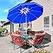 Produktbild MOVTOTOP Sonnenschirm Balkon UV50+, Marktschirm Gartenschirm Terrassenschirm, Tragbarer Sonnenschutz Sonnenschirm für Balkon Garten Strand Camping(blau-4)