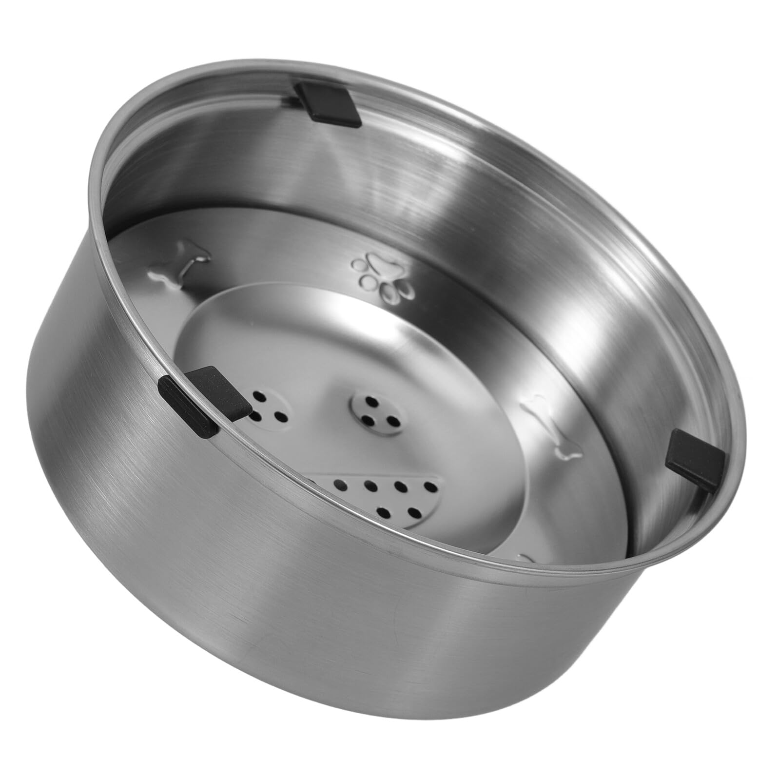 Edelstahl Wassernapf für Hunde und Welpen mit Langsamer Trinkfunktion Tropffrei und rutschfest für Gesunde Hydration und Sauberes Trinken zu Hause