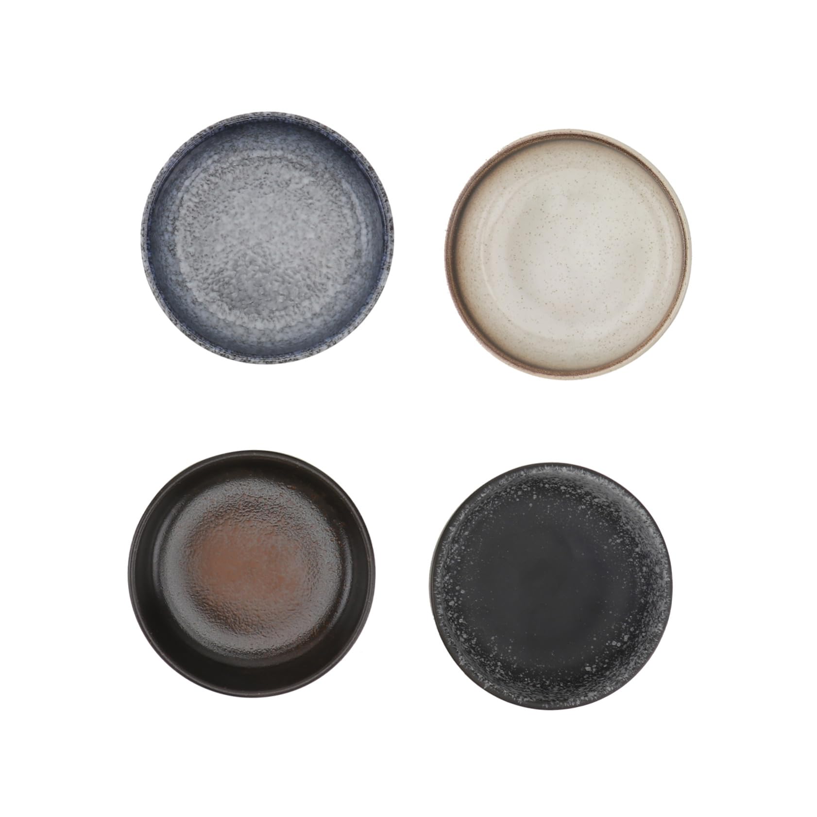 Coupelles à sauce pour vos soirées sushi : petites assiettes céramique style ethnique