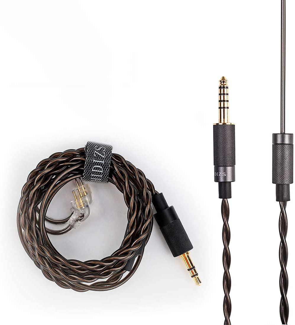 Amazon | hidizs取り外し可能イヤホンケーブル 表示3.5㎜バランス