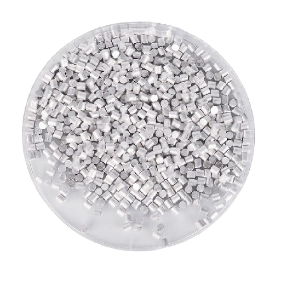 Granulki aluminiowe 5N (Al ≥ 99,999%) - Małe bloki aluminiowe o średnicy 3 mm do badań naukowych i powlekania przez odparowanie(1000 Grams)