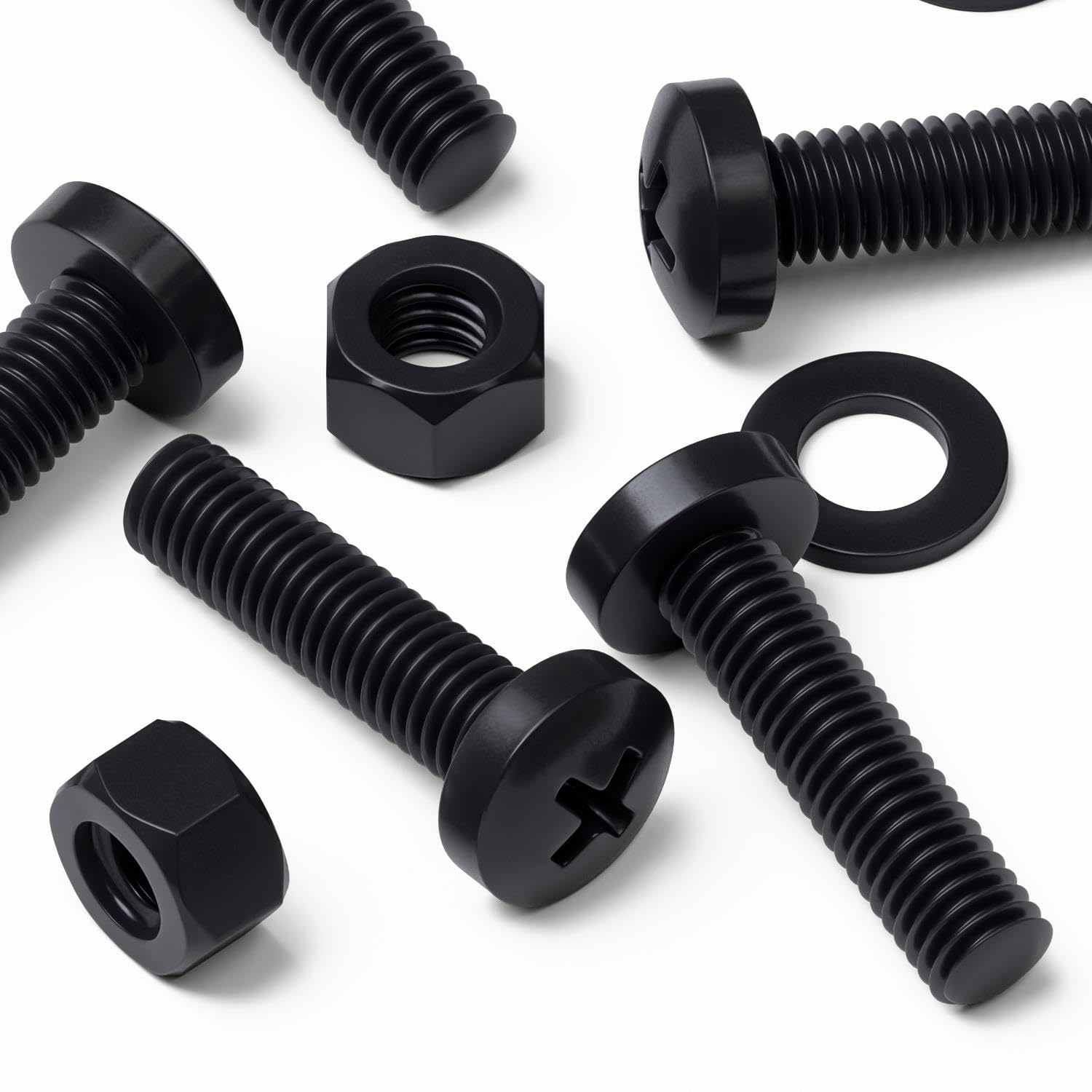 Écrous et boulons M5 x 16 mm plastique contre les courts-circuits et fixations lourdes | PP