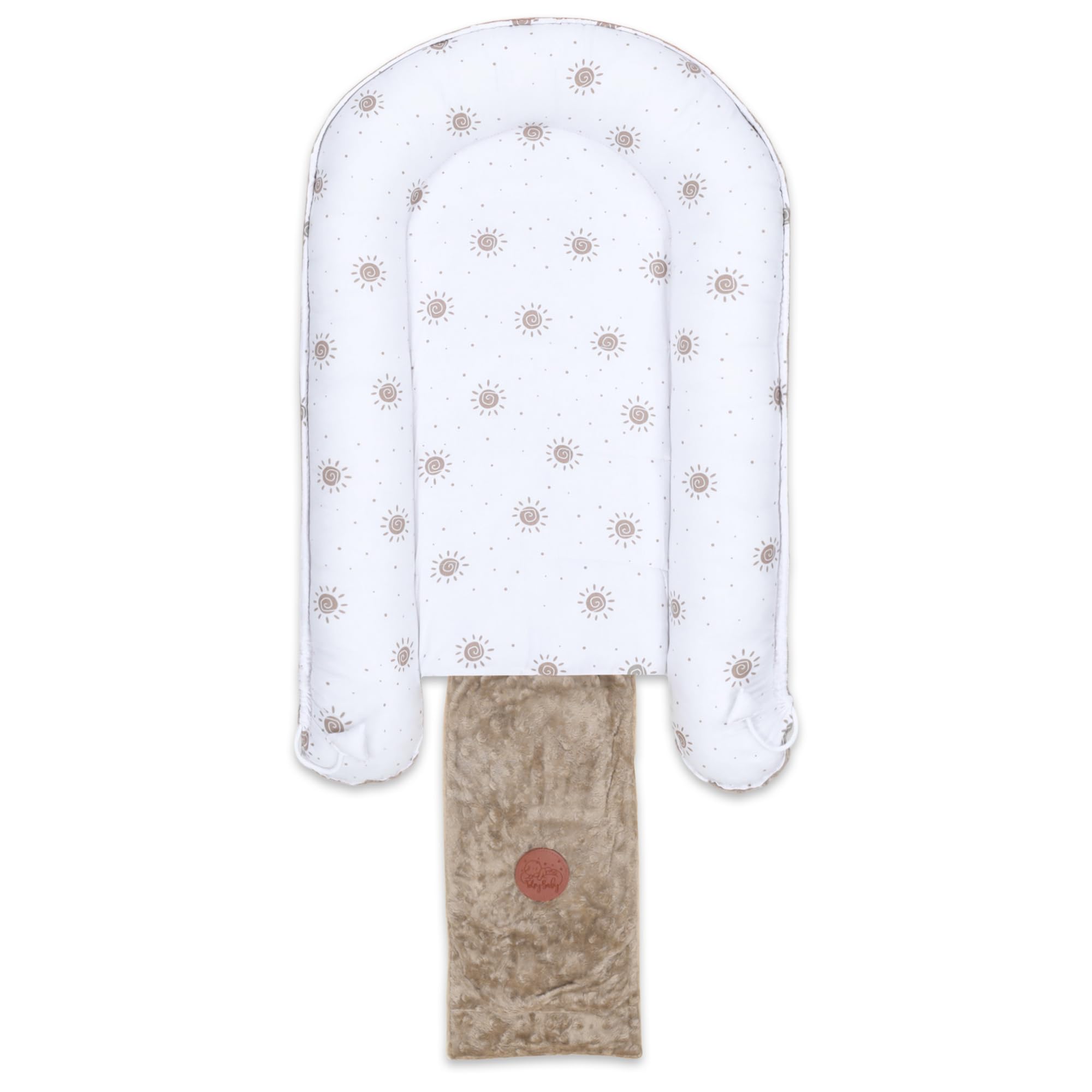 Nido caldo per neonati 90x50 cm - nido coccoloso nido per neonati inverno/autunno nido per neonati bozzolo sole Marrone chiaro