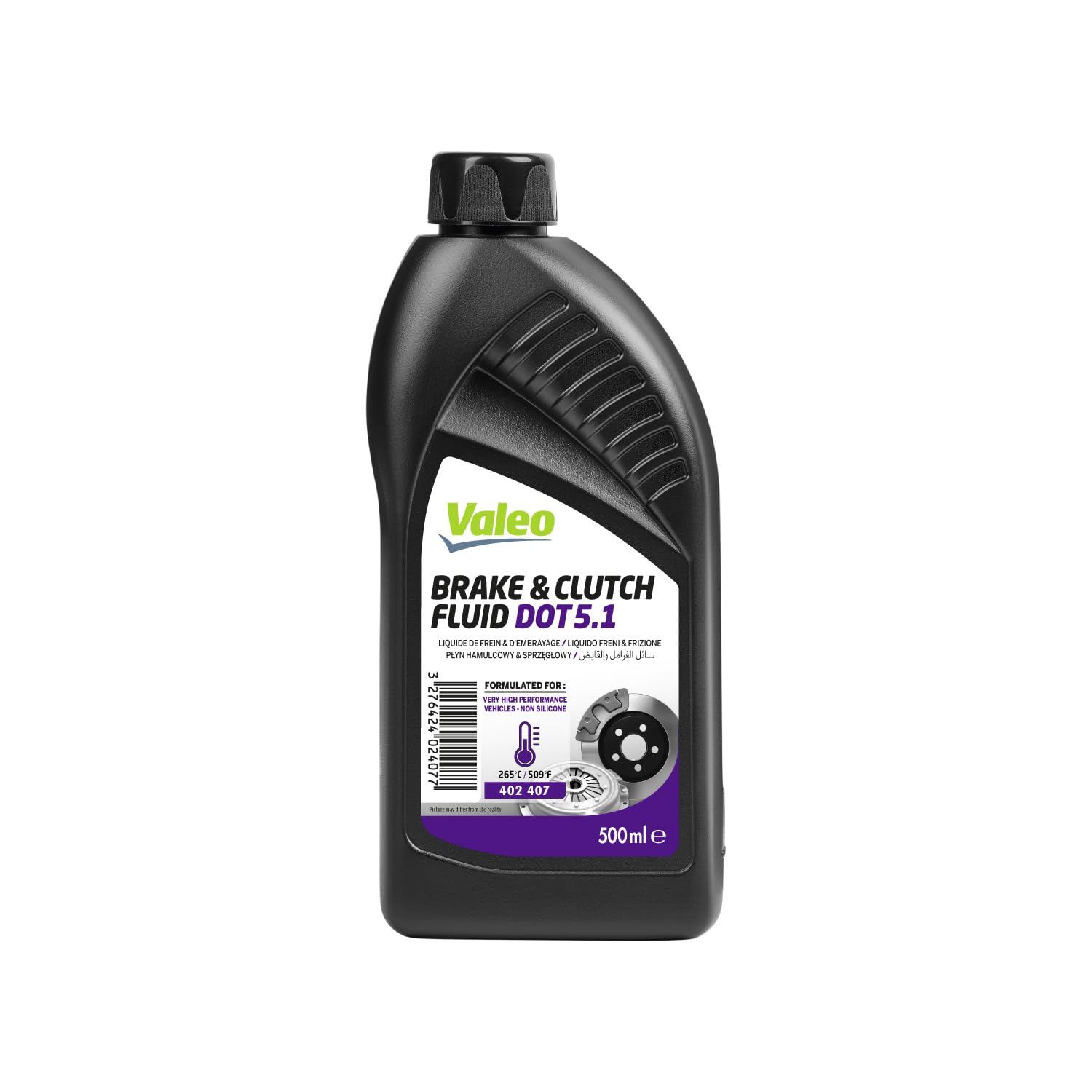 Amazon.fr : VALEO Liquide de Frein DOT 5.1 500ML 402407
