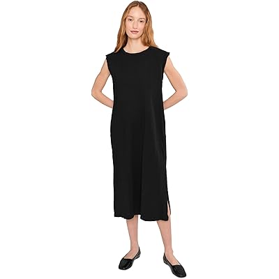 Платье Mod-o-doc Cap Sleeve Column Dress with Side Slits
