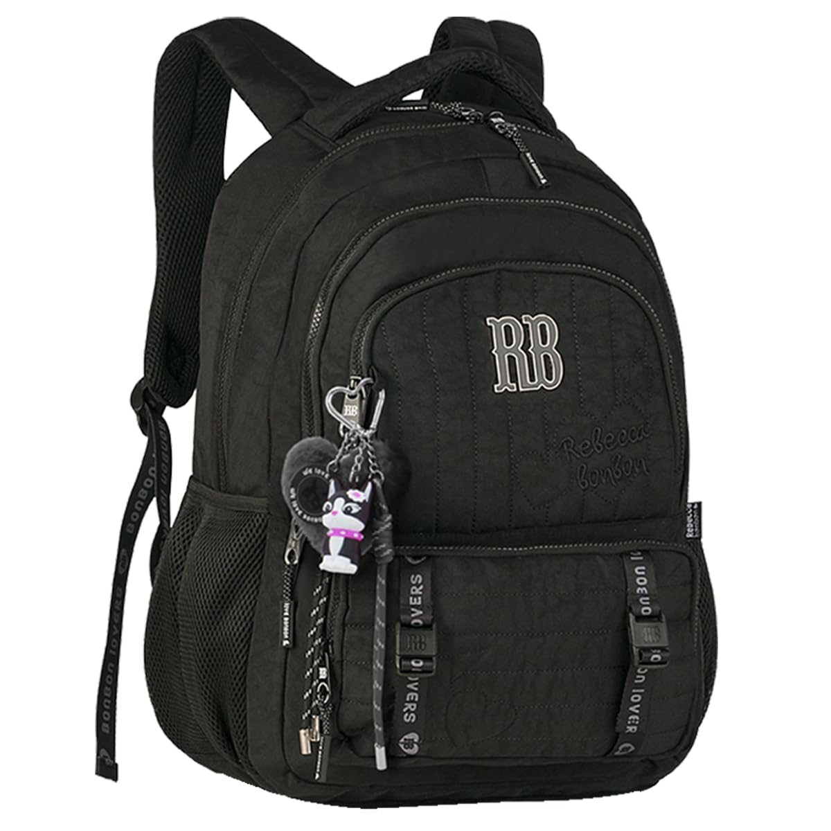 Kit Mochila Escolar Rebecca Bonbon RB 27006 Preta com Lancheira, Estojo box e Garrafinha em promoção! Veja a oferta e mais achadinhos de Mochilas escolares 7 Hoje é o melhor dia para comprar Kit Mochila Escolar Rebecca Bonbon RB 27006 Preta com Lancheira, Estojo box e Garrafinha com aquele preço maroto! Promoção! Aproveite a oferta! 7