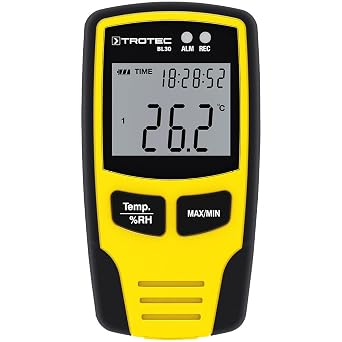 TROTEC BL30 Climate Data Logger / Measuring and Recording air temperature, relative humidity, mould and moisture damage/ up to 32,000 measuring values