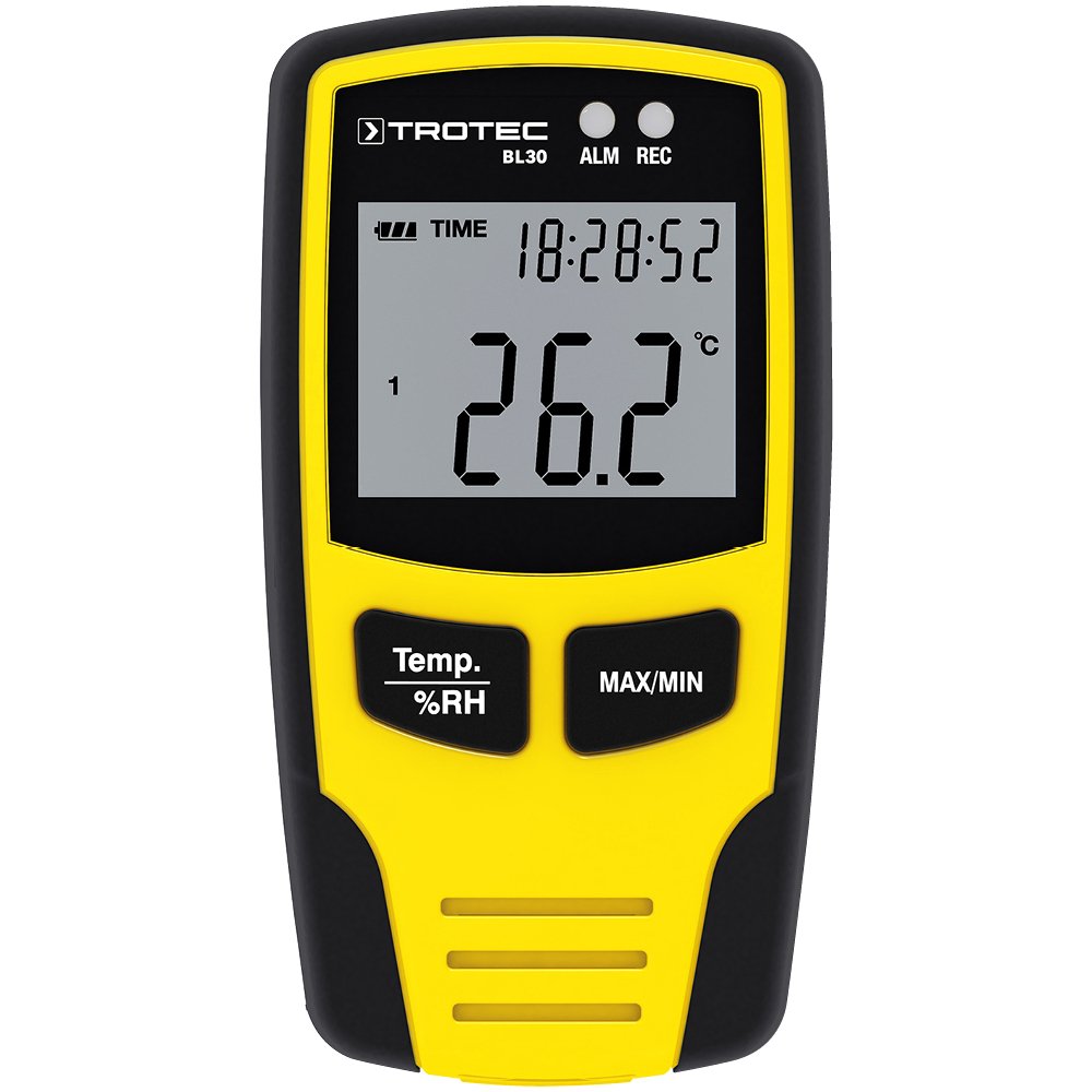 TROTEC Registrador de temperatura y humedad USB BL30 conectado, preciso y profesional