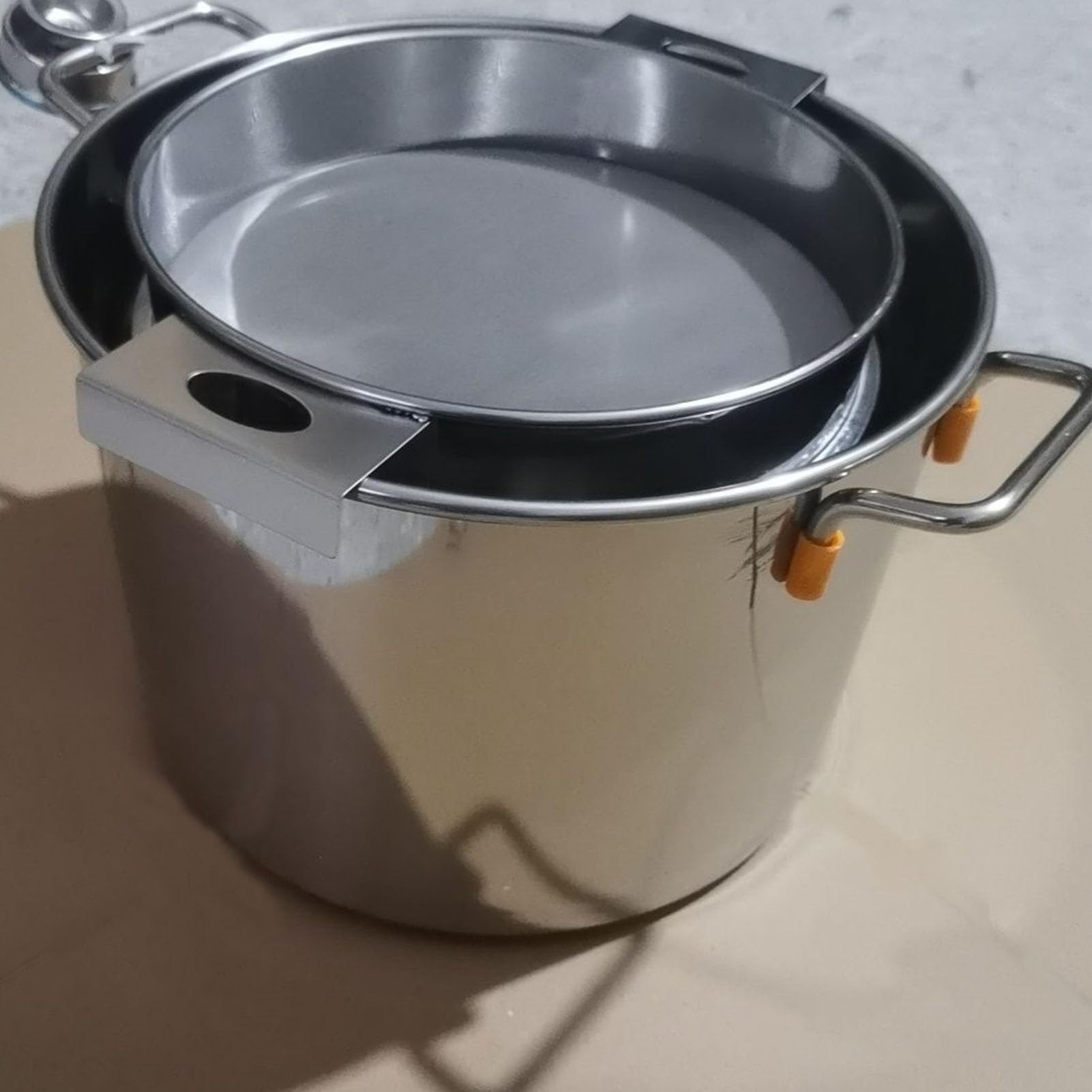 Genérico Tamiz de Malla Fina,Filtro de Cocina,Filtro de Polen,Tamices de Miel,Filtro de Malla de Acero Inoxidable, Filtro de residuos de Aceite,Filtro Redondo de Leche de Soja (Plata)
