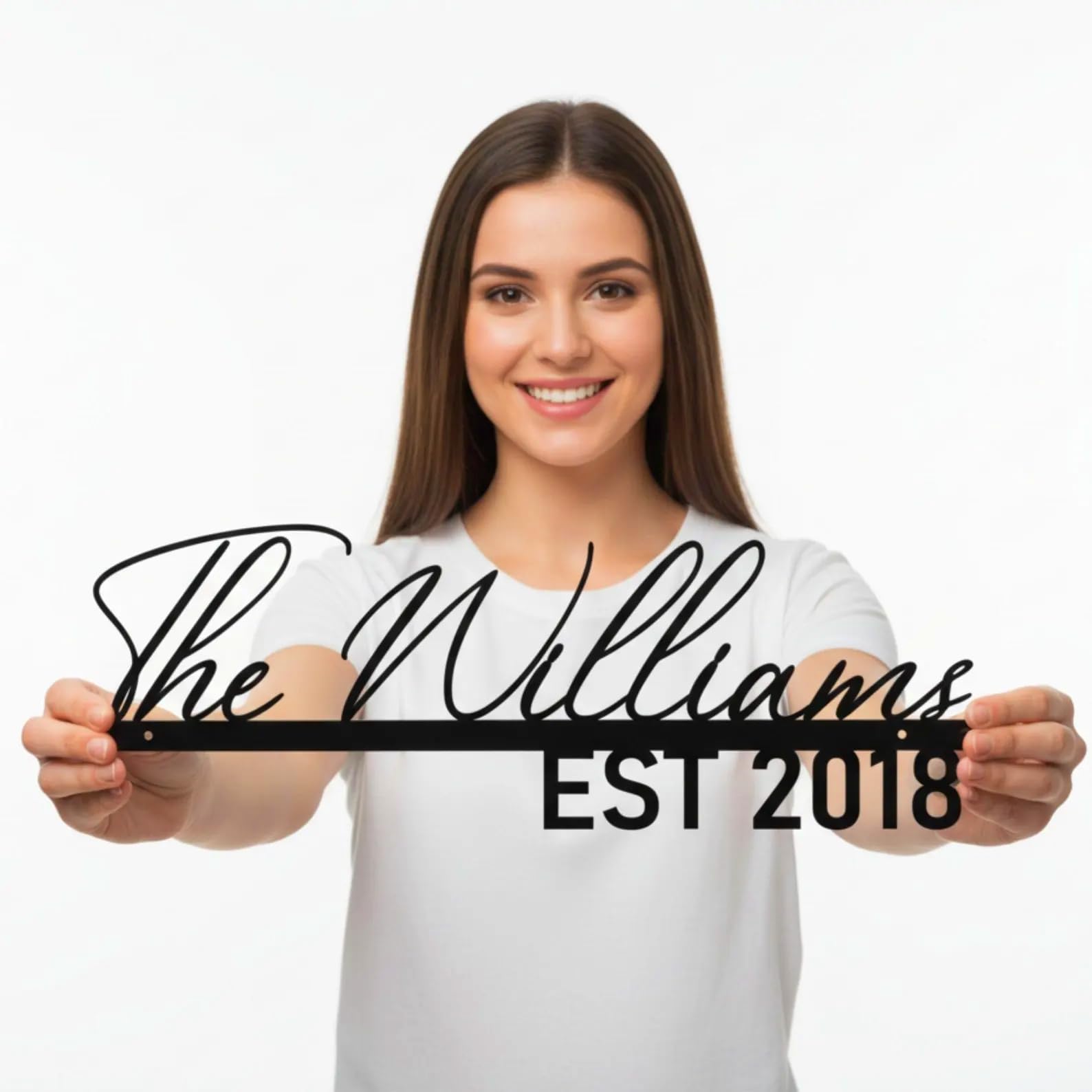 Custom LED Backlit Metal Name Plate for Home | Personalized Family Nameplate with House Number | Stainless Steel Wall Sign with Warm White Light | Indoor & Outdoor Door Nameplate (Aticle 02) — Amazon image 10
