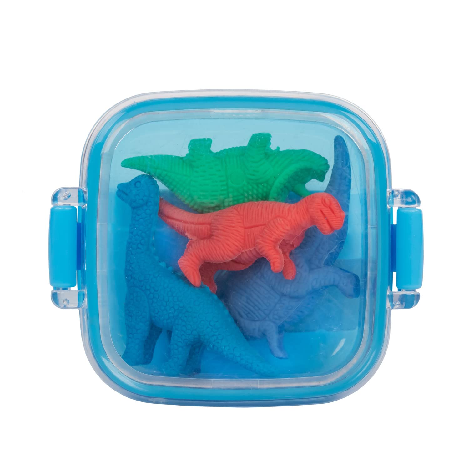 Idena 20111 Eraser in Box, 4 Dinosaurs