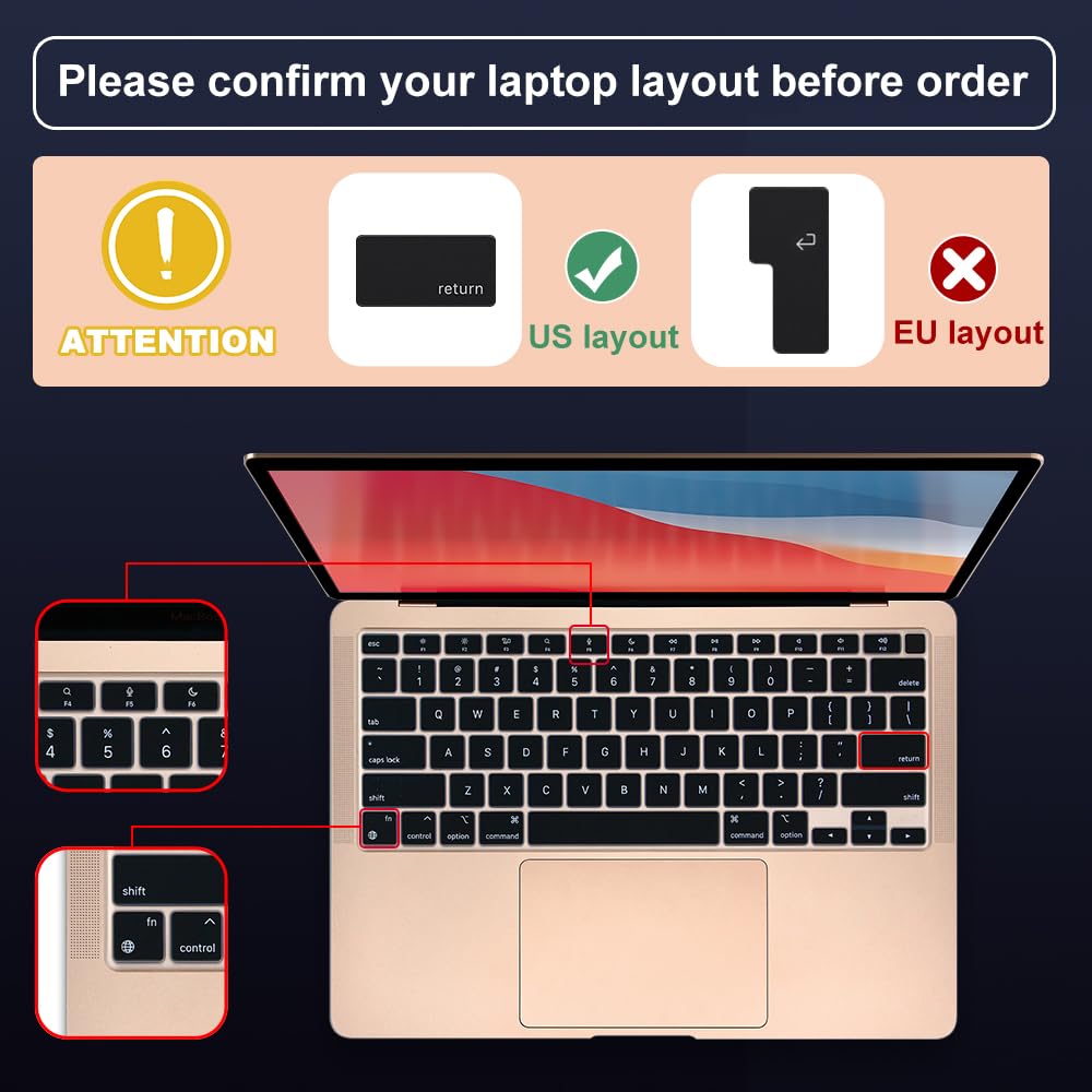 Amazon.co.jp: MacBook Air 33.8 cm A2337 M1用シリコンキーボード