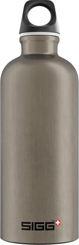 Sigg - Recycled Metal Water Bottle - Traveller - Made in Switzerland - Carbonated Drinks - BPA-Free - 20 Oz