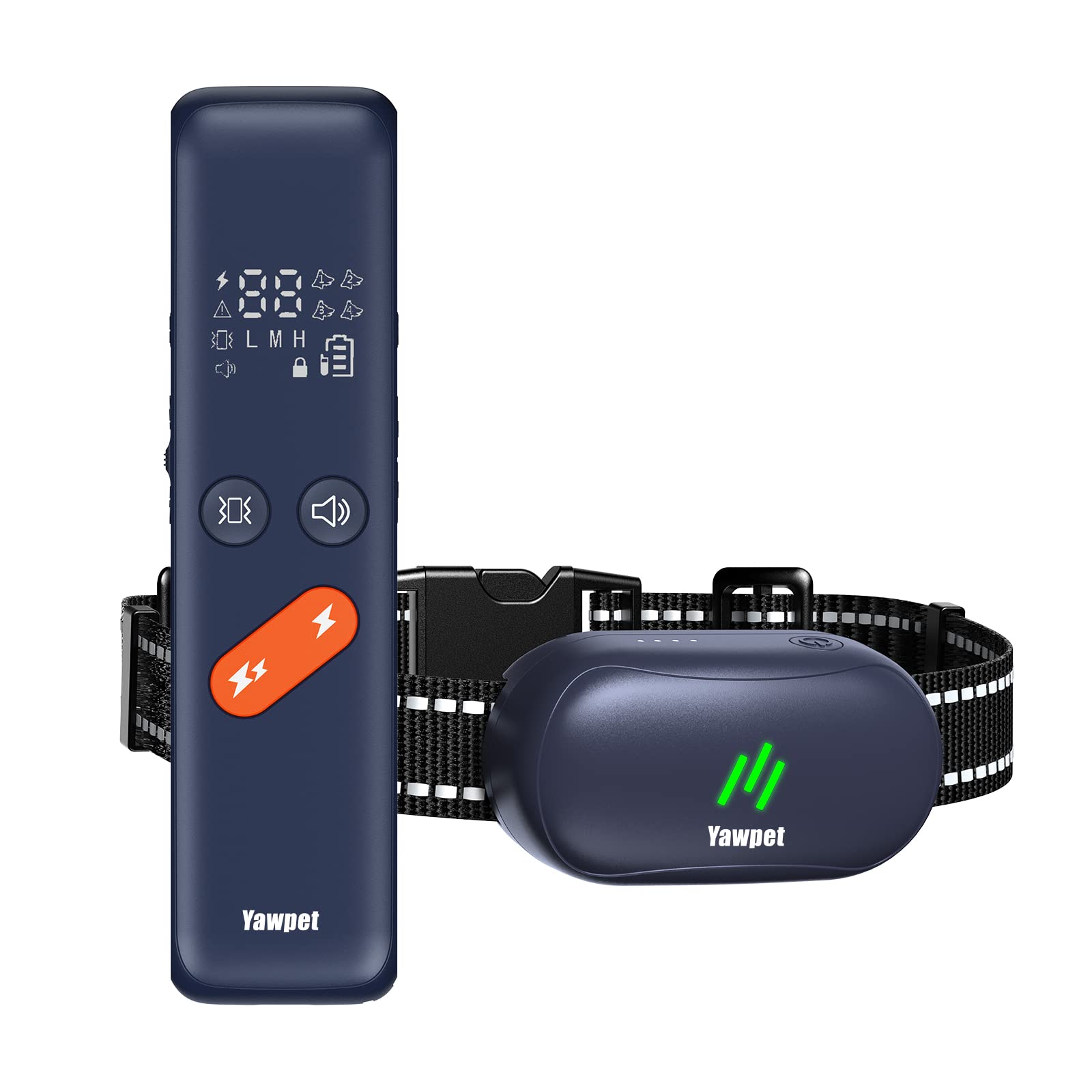 Dog Shock Collar-Dog Training Collar with Remote 1600FT Vibrating Collars with 3 Training Modes IPX7 Waterproof E-Collar Electric