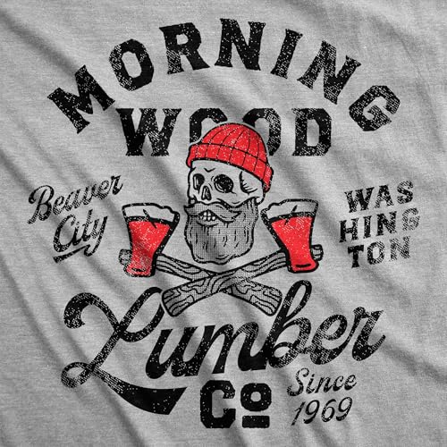 Morning Wood Lumber Company Unisex Hoodie Funny Sarcastic Novelty Hooded Sweatshirt2