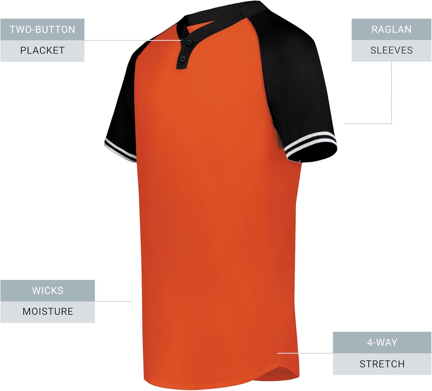 Augusta Sportswear Cutter+ Henley Jersey