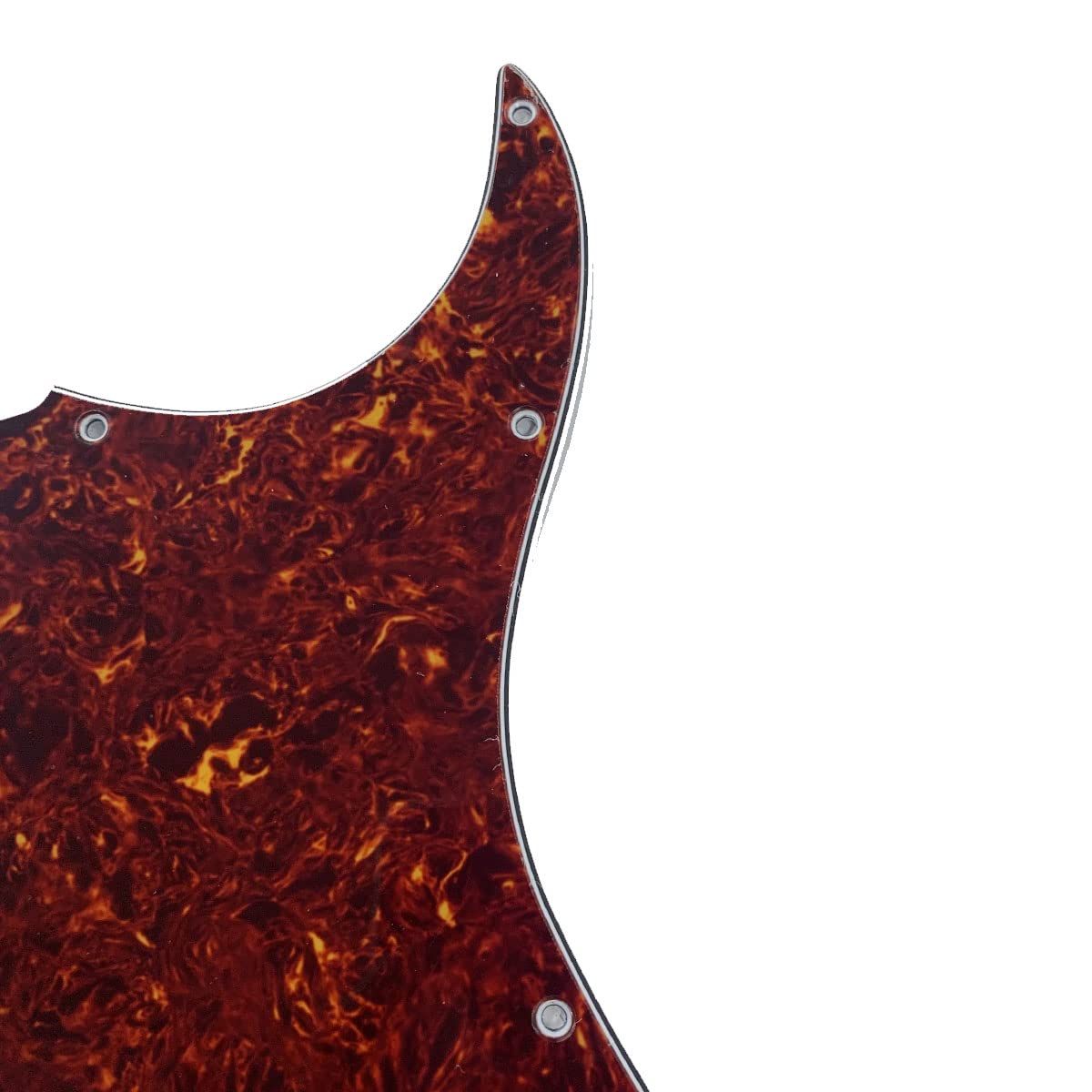 KAISH 11 Hole ST/Strat Style One Humbucker Guitar Pickguard Scratch Plate for Delonge Stratocaster/Strat Vintage Tortoise - Image 3
