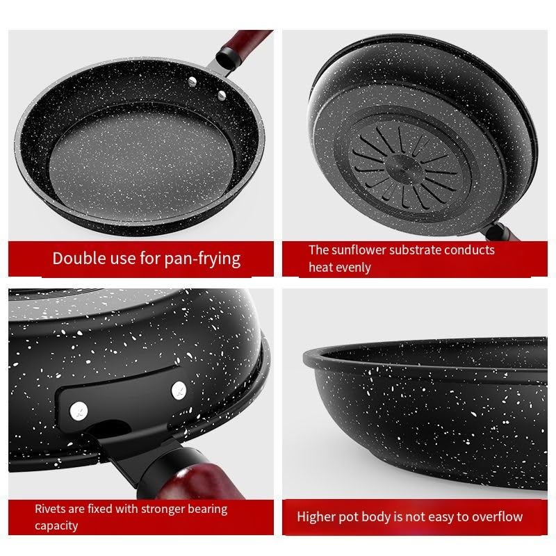 Wok antiadherente premium, 12.6in, mango frío miniatura 6