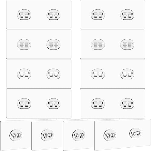Paquete de 12 ganchos adhesivos fuertes, ganchos adhesivos fuertes para pared, ganchos adhesivos impermeables para organizador de ducha, ganchos
