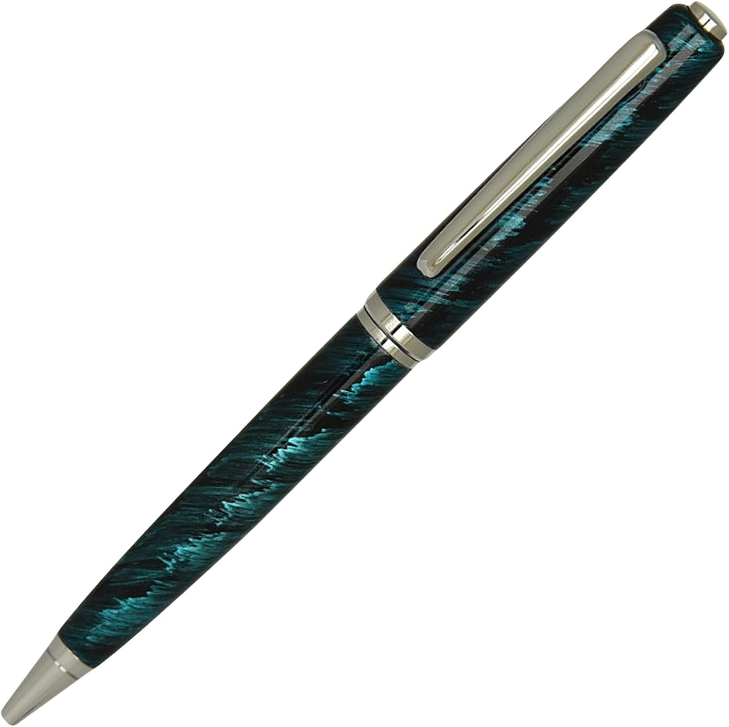 Lanier Pens Clara Ball Pen – Turquoise with Single Gift Box Rosewood